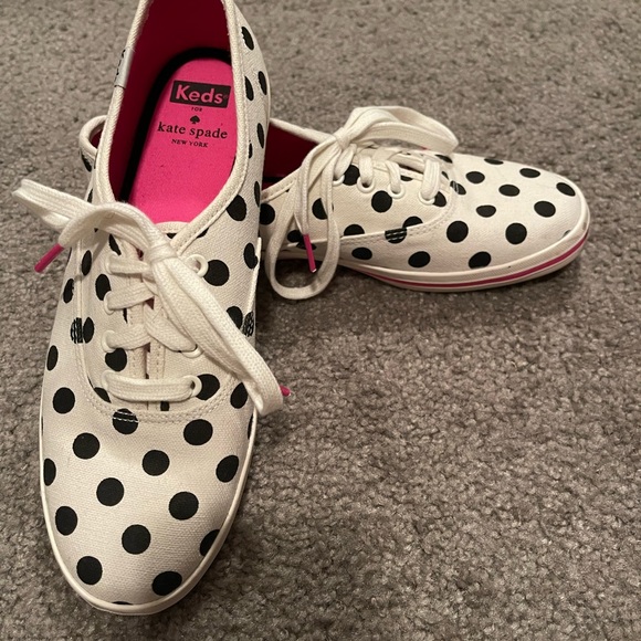 Kate Spade polka dot keds size 9 - Picture 2 of 4